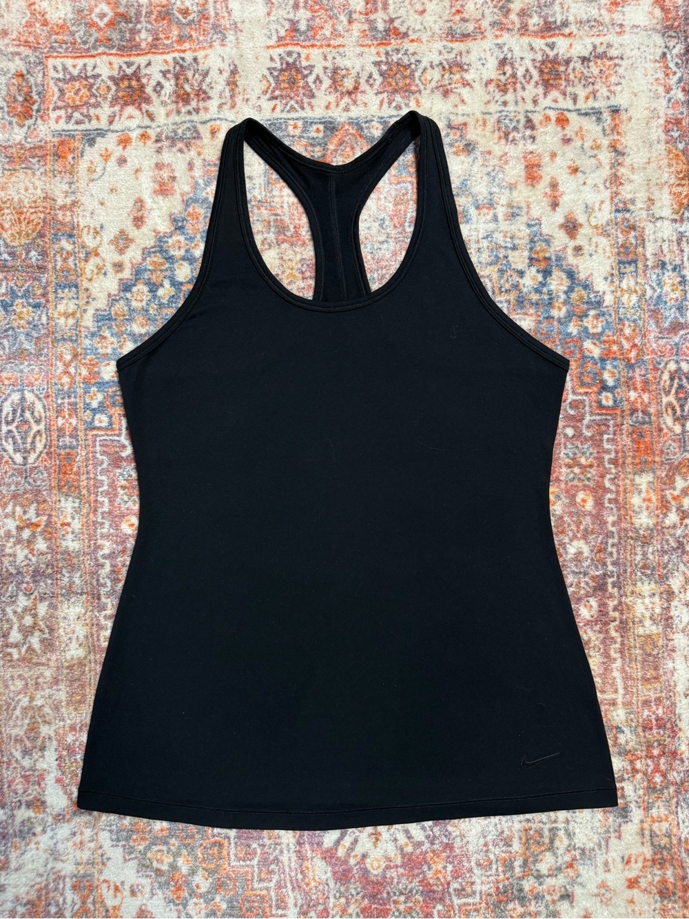 Nike Dri-FIT Black Racerback Athletic Tank Top Size Large